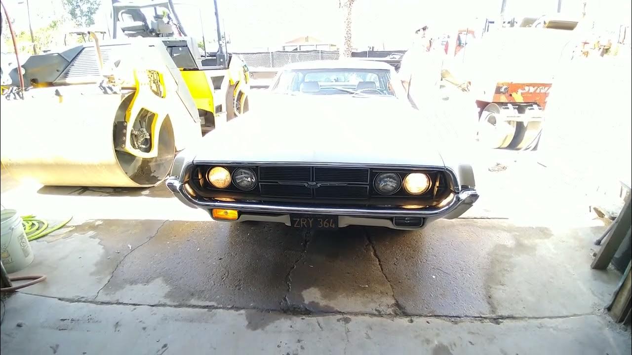 1969 Ford Thunderbird retractable headlights - YouTube
