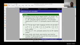 MATH2022 - Characterizations of FI-semi Injective Modules, Manoj Kumar Patel