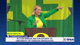 Marlee Matlin Commencement Address