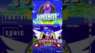 BACK TO THE CLASSICS - FORTNITE Overrive vs Video game Legends #comparison #shorts #sonic