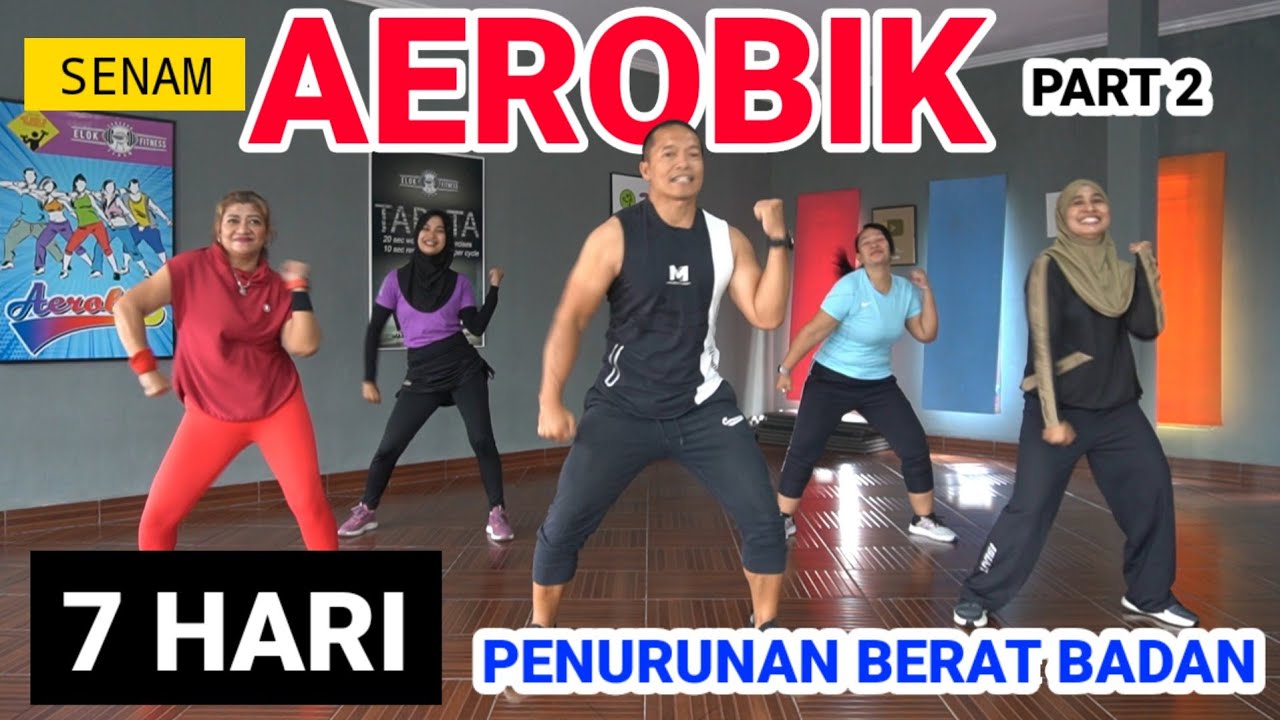 AEROBIK SUPER BRUTAL | 7 HARI PENURUNAN BERAT BADAN PART 2