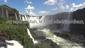 سورة الاخلاص بصوت الشيخ مشاري العفاسي مترجمة كتابة للغة الفرنسية