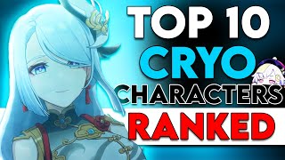 All CRYO Characters RANKED ! - In Genshin Impact