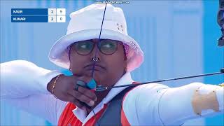 Deepika Kumari vs Simranjeet Kaur - Women&#39;s Recurve Final - Asia Cup Stage 1