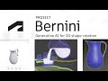 Autodesk research project bernini for generative ai 3d shape creation