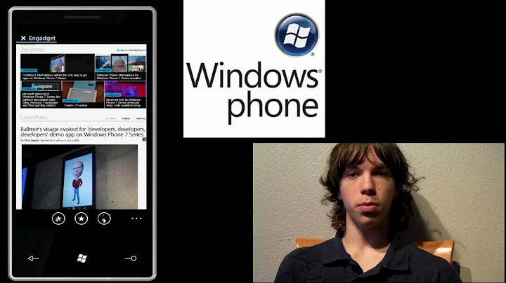 Windows Phone 7 Series Hands On: Interface and Internet Explorer