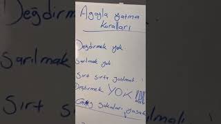 Agayla Yatma Kuralları