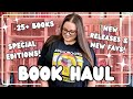 Book haul  25 books romance releases special editions