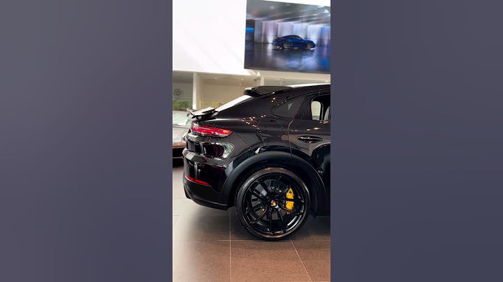 Cayenne Turbo GT in Black