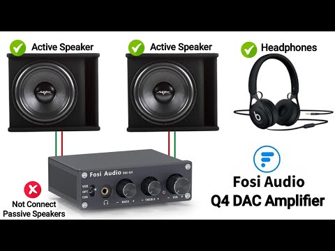 Fosi Audio Q4 DAC Amplifier Unboxing And Review in Hindi || You Like Electronic