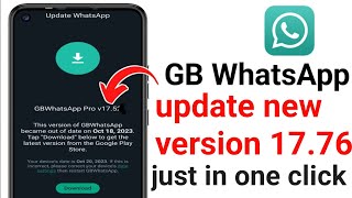 Gb whatsapp pro v17.76 update kaise kare | Gb whatsapp update problem 17.76 solution screenshot 4