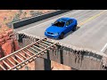 Cars vs Trailways Bridges | BeamNG.Drive