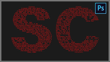 [ Photoshop Tutorial ] TEXT INSIDE TEXT in Photoshop CC