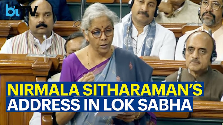FM Nirmala Sitharaman Replies To The Debate on Union Budget in Lok Sabha