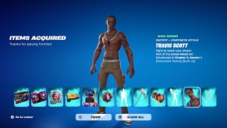TRAVIS SCOTT SKIN RETURN RELEASE DATE IN FORTNITE ITEM SHOP CHAPTER 7 SEASON 3!