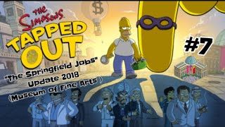 The Simpsons: Tapped Out [301] The Springfield Jobs Update (2018) Pt 7 {Museum of Super Fine Arts} screenshot 5