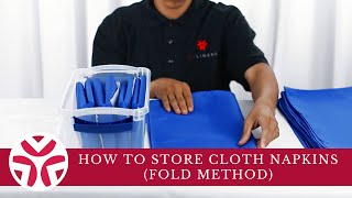 How to Store Cloth Napkins (Fold Method)