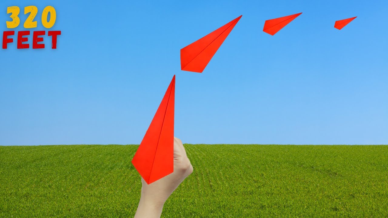 How to Make a Cool Paper Airplane That Flies Over 100Feet? Best flying ...