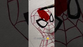 Drawing Spider-man 🕸️❤️ #shorts #viral #art #fypシ #spiderman