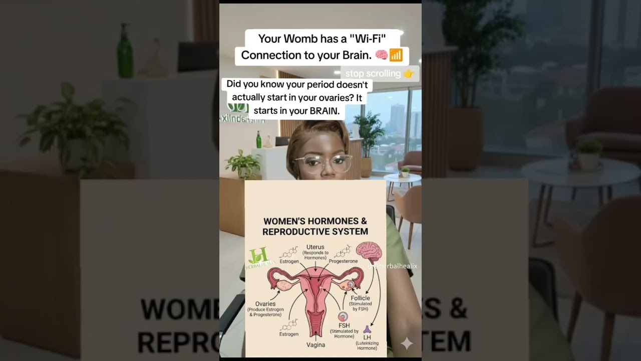 Your period doesn't actually start in your ovaries? It starts in your BRAIN