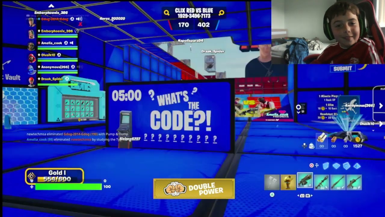 Playing Clix, Red vs Blue