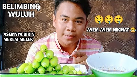 MAKAN RUJAK BELIMBING WULUH || ASAMNYA BIKIN MEREM MELEK ||