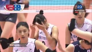 Korea vs Japan   2016 Volleyball Women's World Olympic Qualification