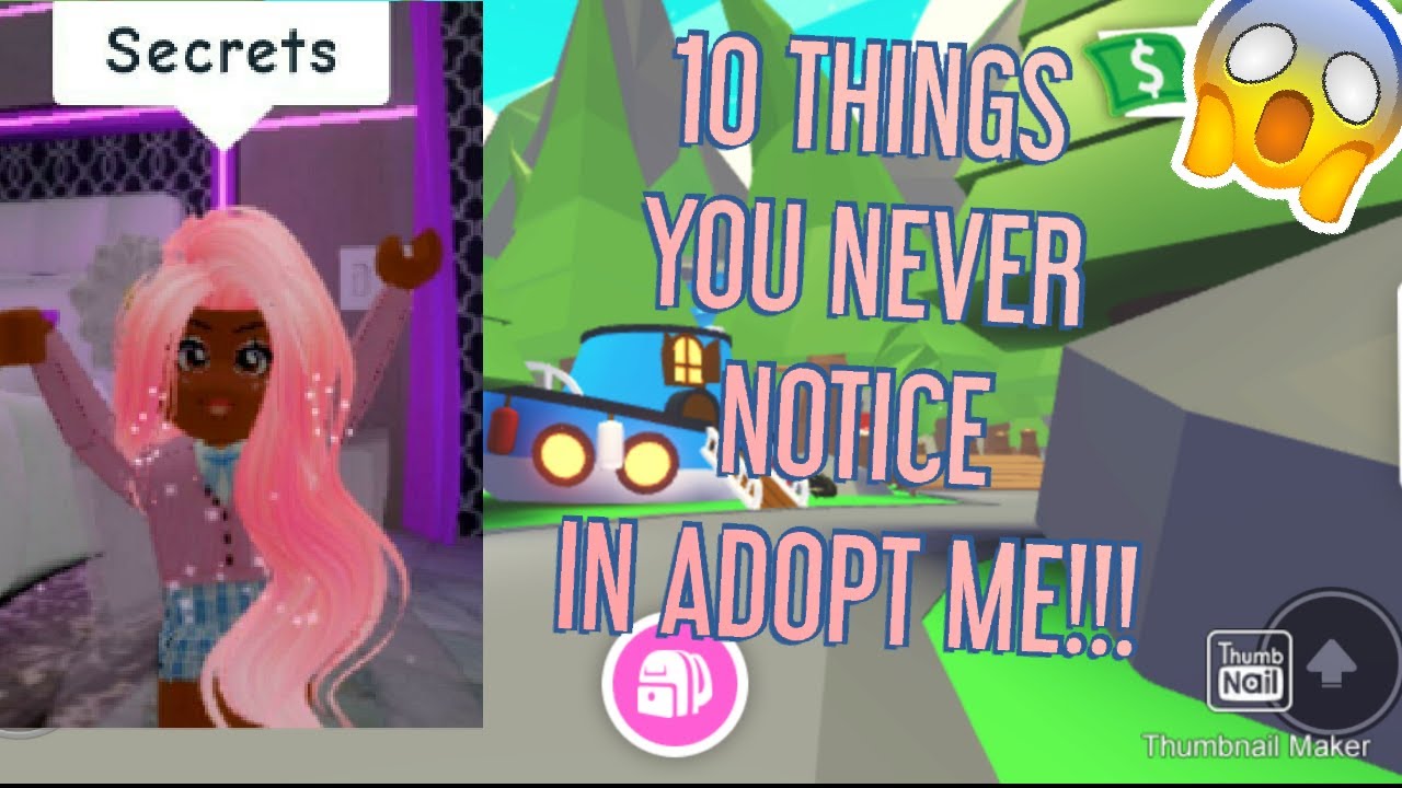 10 THINGS YOU NEVER NOTICED IN ADOPT ME! *SECRET LOCATION* (Roblox ...