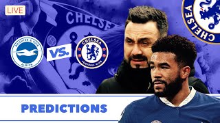 Brighton vs Chelsea EPIC CLASH | Premier League Predictions | James & Nkunku Starting? 🔥