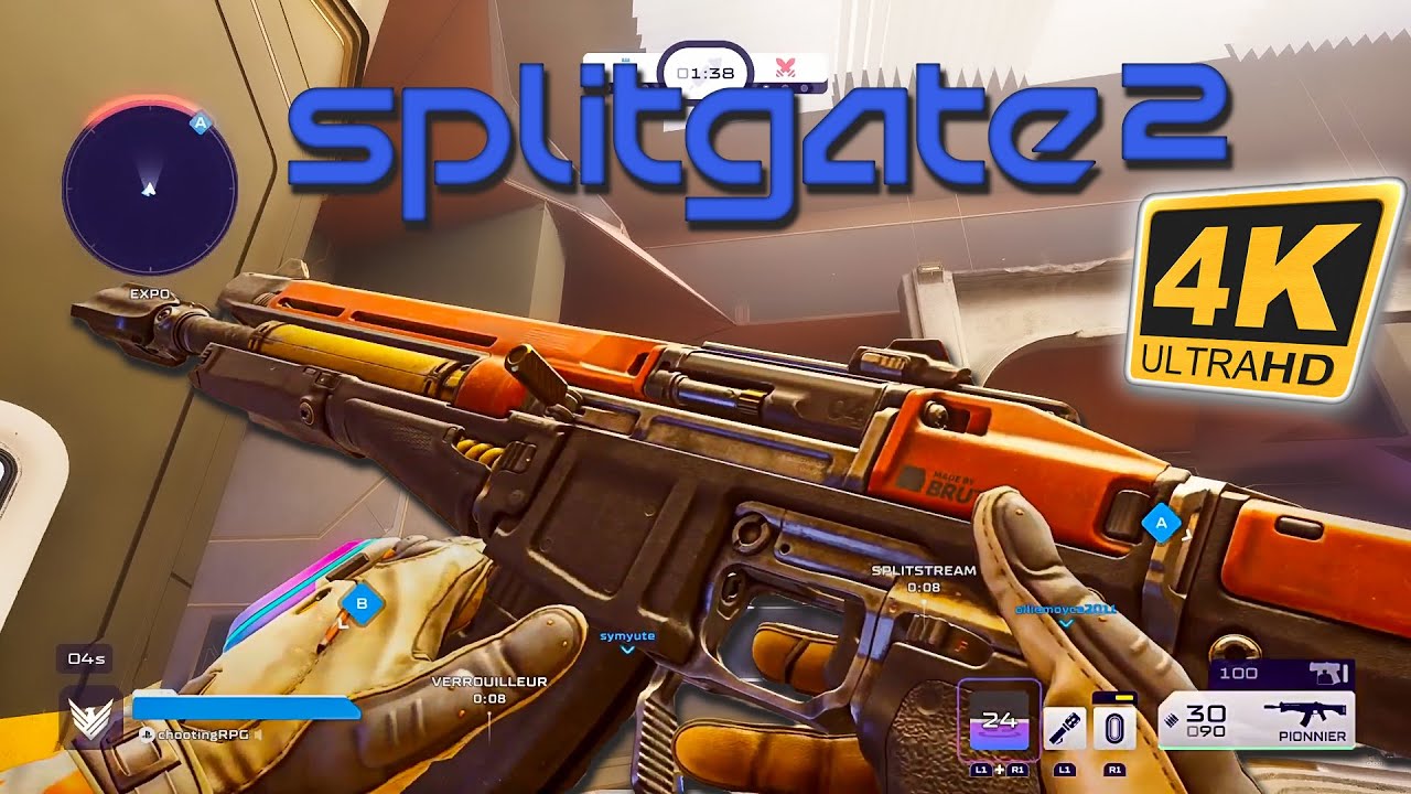 Splitgate 2 gameplay multiplayer no commentary full HD 4k - YouTube