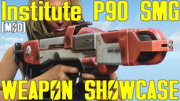 Fallout 4: Institute P90 SMG - Weapon Mod Showcase