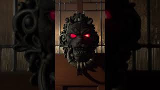 Scary door knocker! @Fjordstone