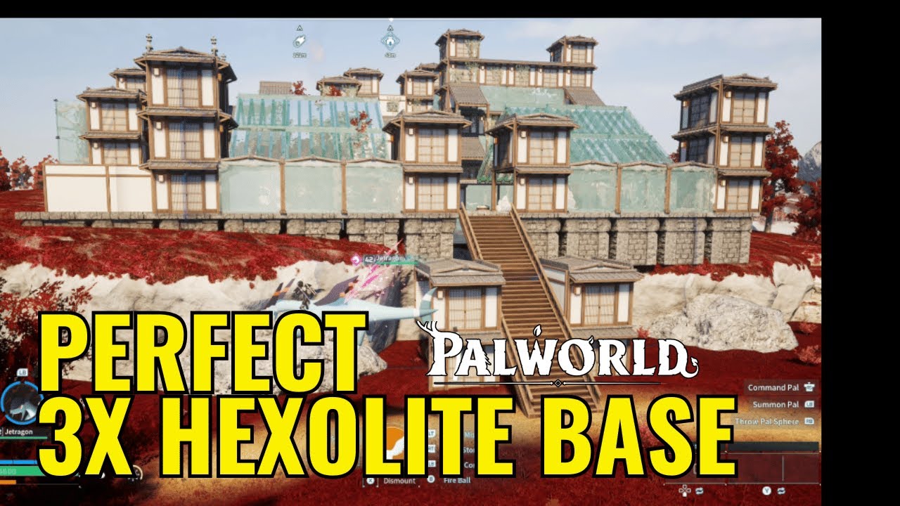 PALWORLD Triple Hexolite Base COMPLETE (Base Tour and TUTORIAL ABOUT TO DROP within 24 hours)