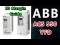 How to Take ID Margin for ABB VFD 550 In Tamil