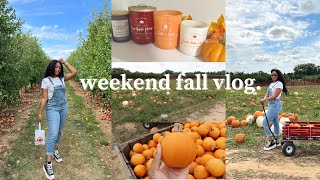 FALL DAY IN THE LIFE | apple picking, pumpkin patch, fall candles etc. 🍁