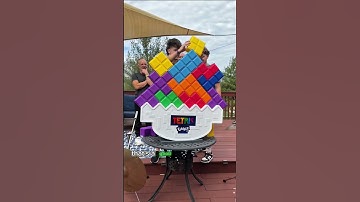 Huge Tetris For Stack Challenge #tetris #funnyvideo #goodvibes #subscribe #shorts #tetrisgame