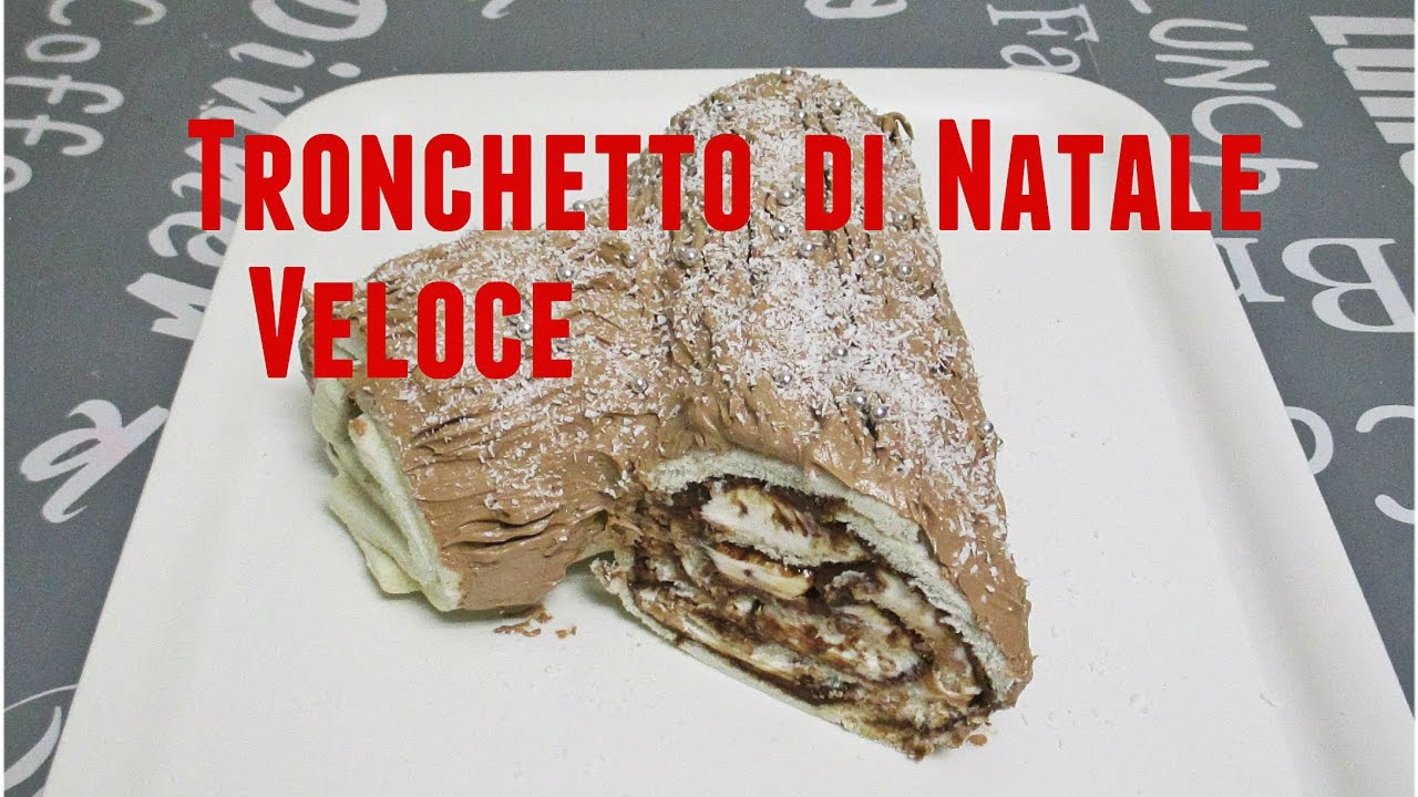 Tronchetto Di Natale Ricetta Youtube.Tronchetto Di Natale Veloce Youtube