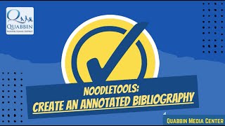 Create Annotated Bibliography On Noodletools