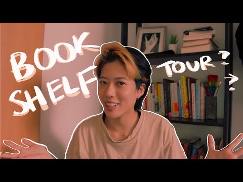 setting up my bookshelf! quick bookshelf tour