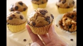 Sweet potato chocolate chips muffins sooo tender  healthy and yummmy