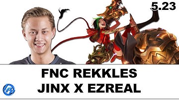FNC Rekkles - Jinx vs Ezreal - EUW SoloQ