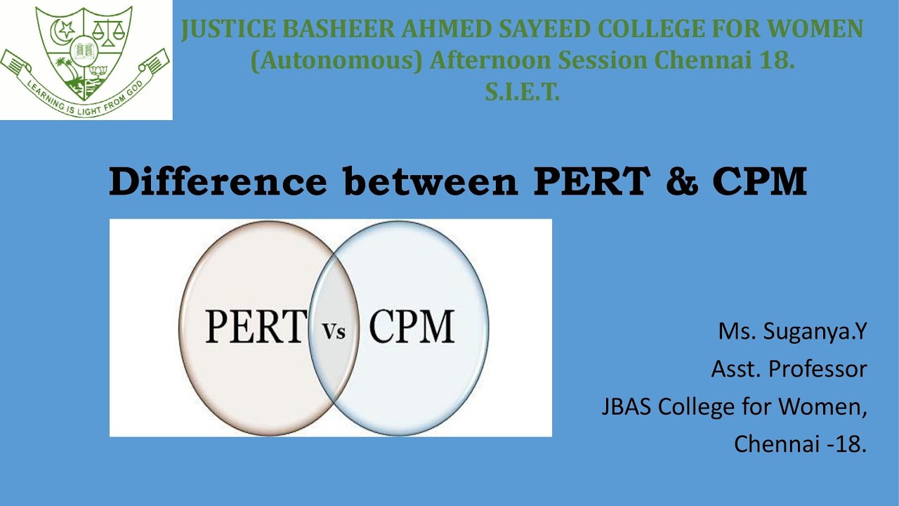 PERT & CPM - YouTube