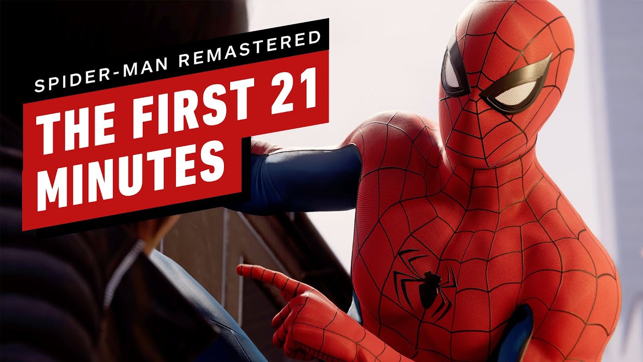 Os primeiros 21 minutos de Spider-Man: Remastered na PS5 (4K)