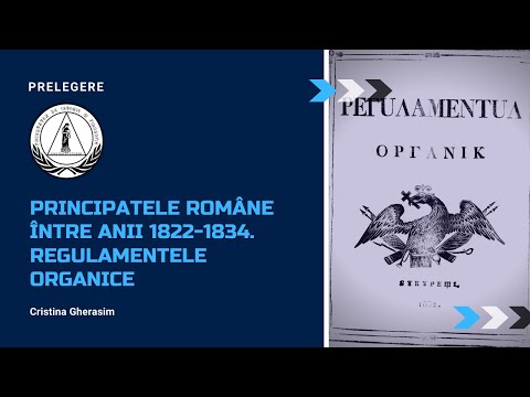 Principatele Române între 1822-1834. Regulamentele Organice | Profesor - Cristina Gherasim