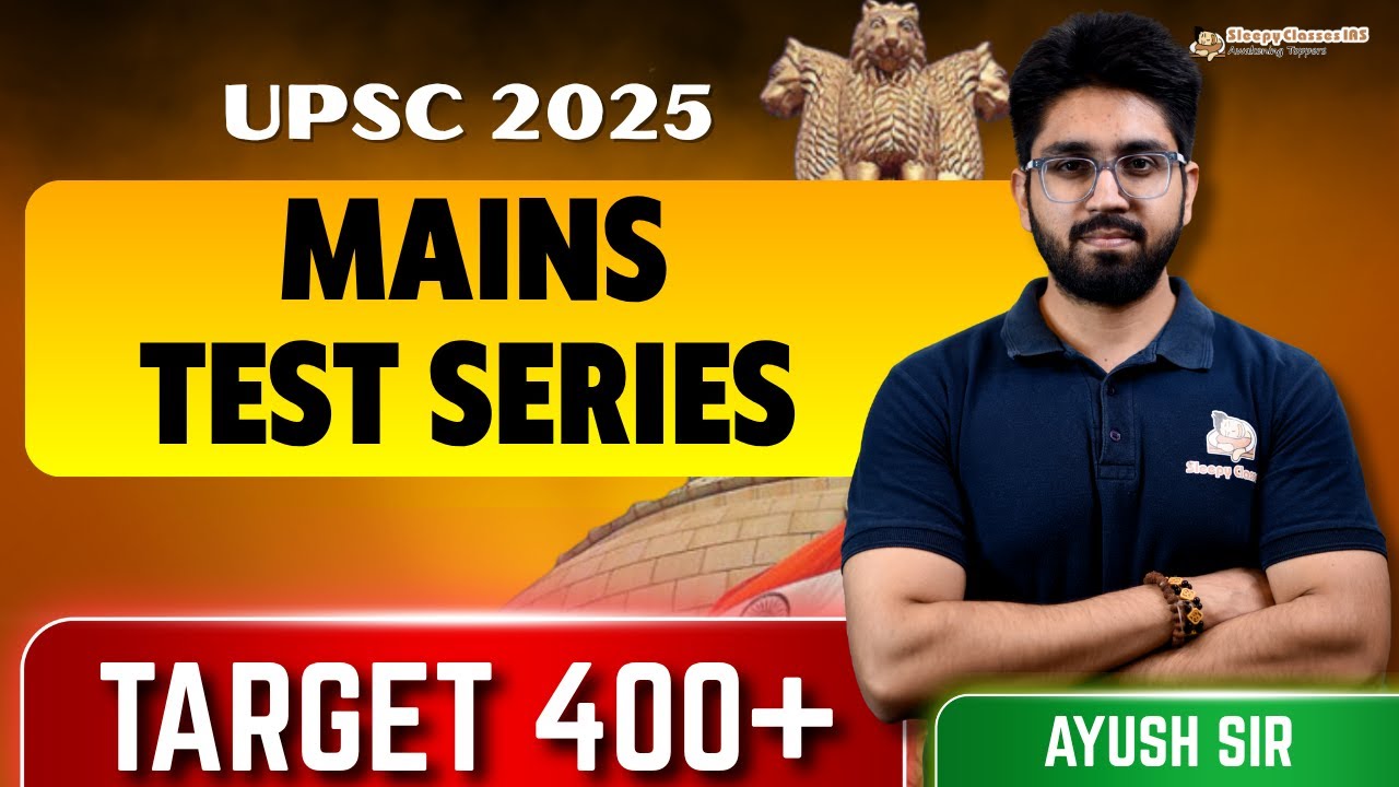 UPSC Mains 2025 Test Series Launched | Covering PYQ , Answer Writing ...