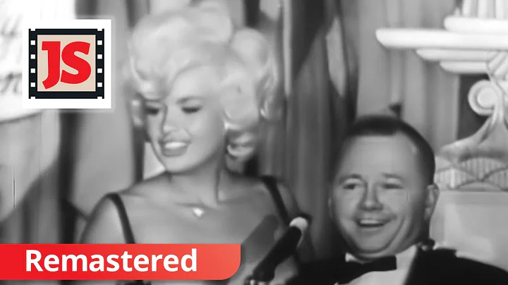 Jayne Mansfield and Mickey Rooney Speech at the Golden Globes (1961), Remastered by SabuCat