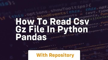 how to read csv gz file in python pandas