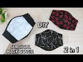 VERY EASY MASK COVER from Fabric | Step by Step Sewing tutorial