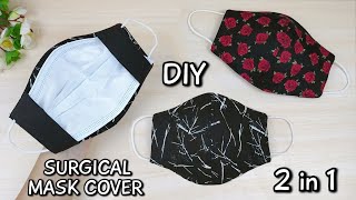 VERY EASY MASK COVER from Fabric | Step by Step Sewing tutorial