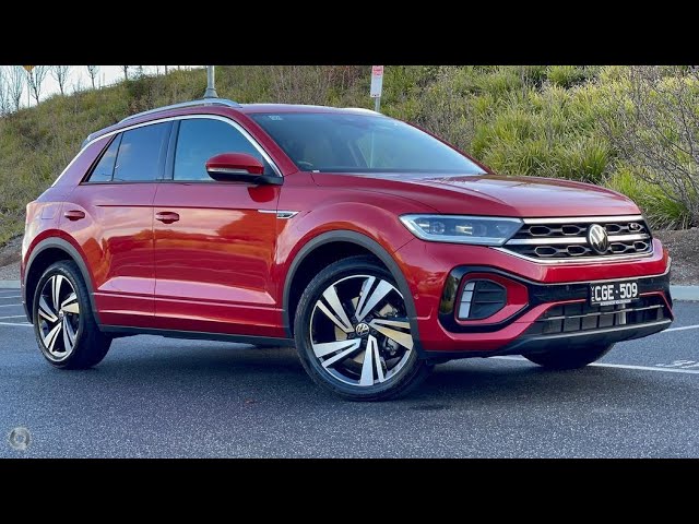 Volkswagen NEW T-roc R-line 2023 in 4K 19 inch Misano Black Walk